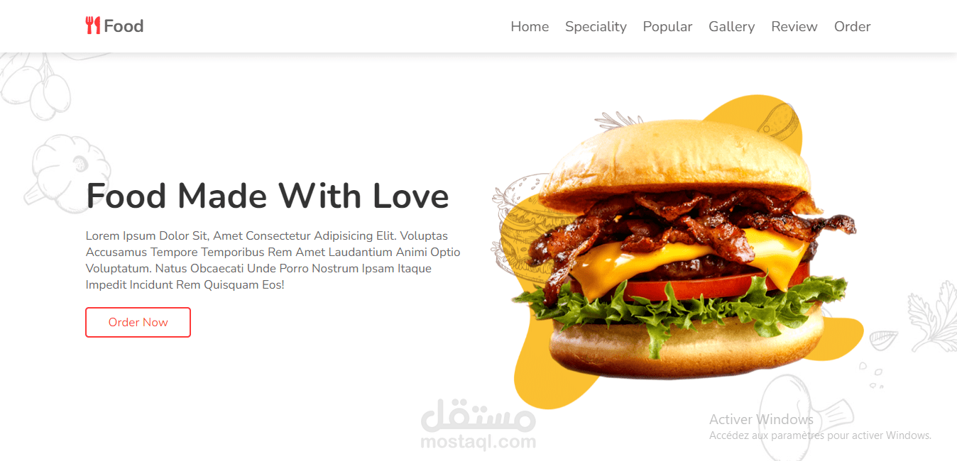 موقع رائع لإدارة مطعم خاص