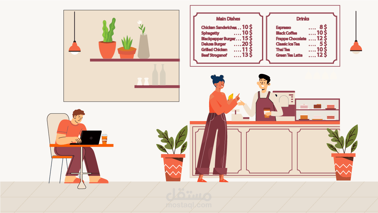 فيديو موشن جرافيك لكافيه explainer video