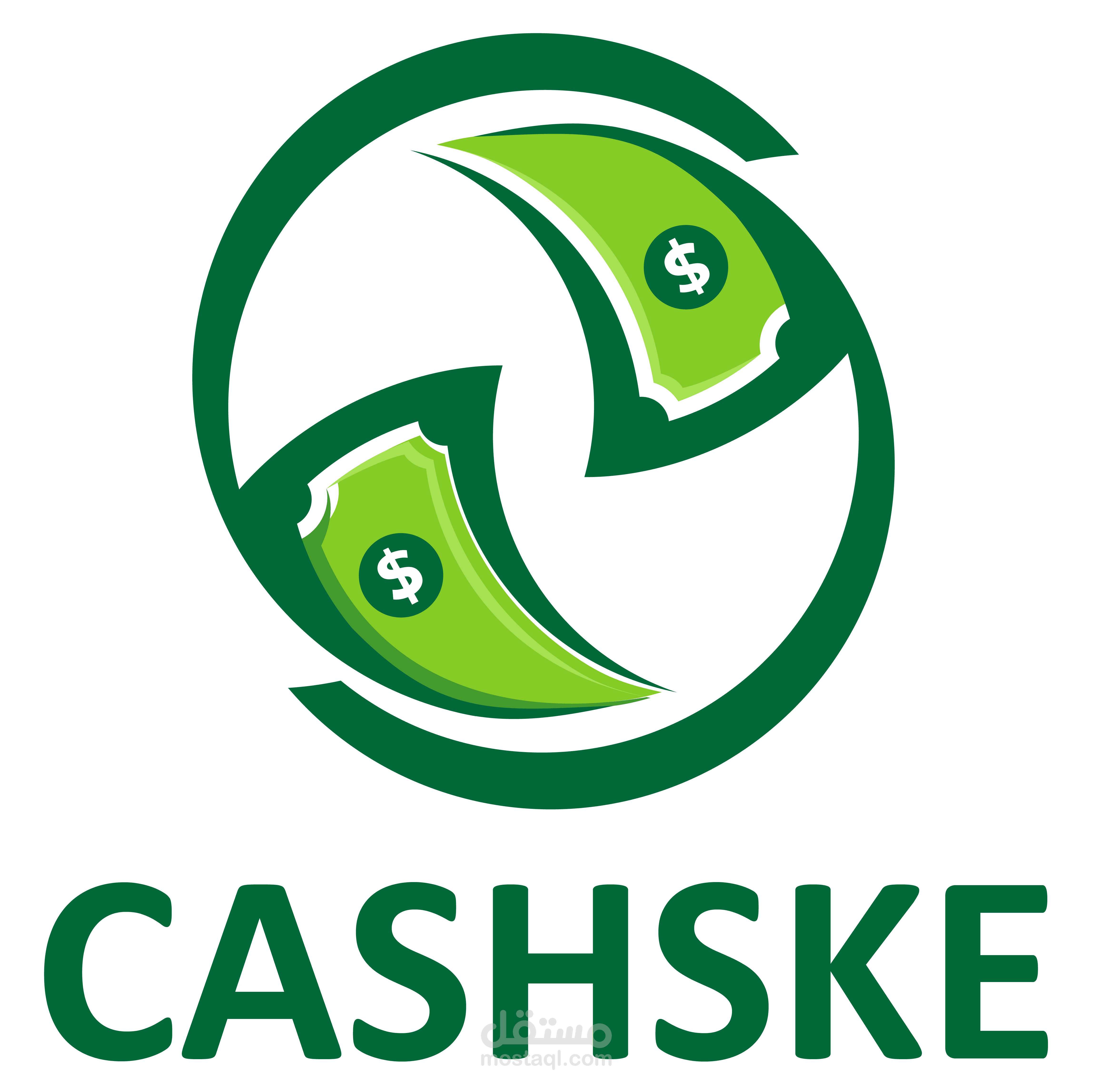 تصميم شعار لشركه cashske