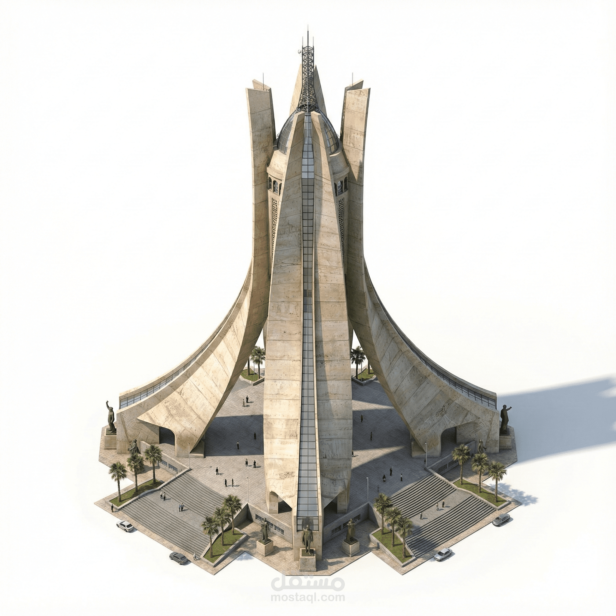مقام الشهيد الشهيد الجزائري 3D