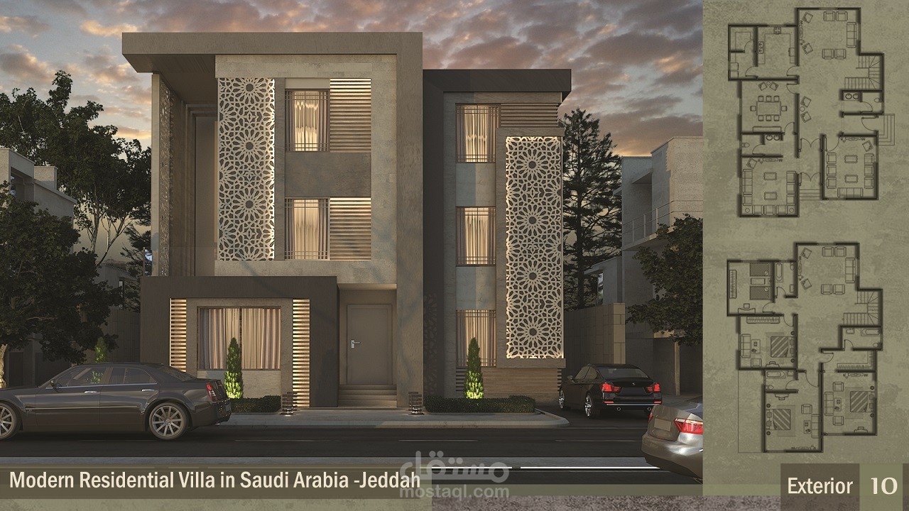 Modern Residential Villa in Saudi Arabia