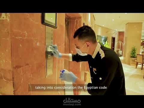 تسجيل تعليق صوتي لغرفة المنشآت الفندقية التابعة لورزارة السياحة المصرية