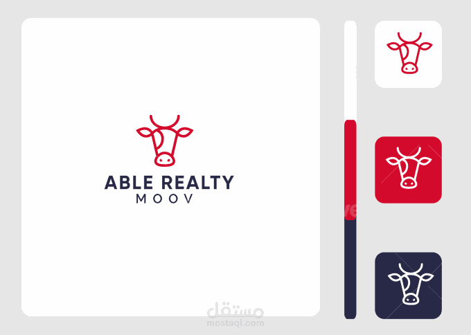 able realty logo تصميم شعار