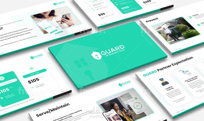 presentation design تصميم عرض تقديمي guard