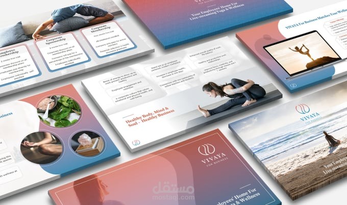 presentation design تصميم عرض تقديمي vivaya