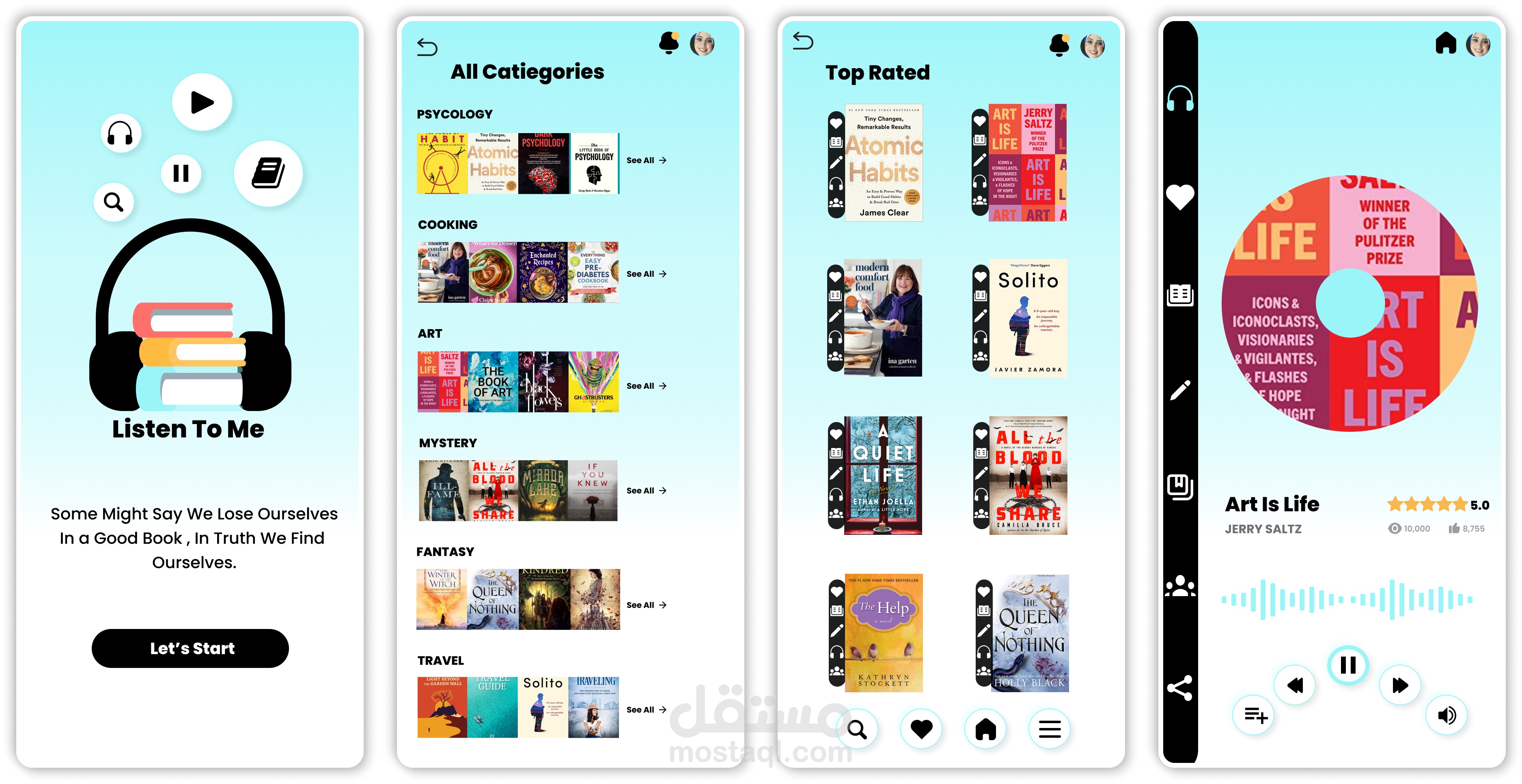 UI UX Audiobook Design