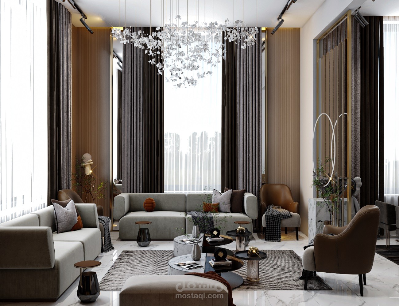 مجلس رجال وغرفة طعام