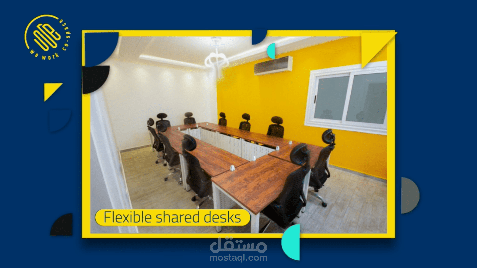 غلاف slide show موشن جرافيك لصفحة We Work  | بدون صوت