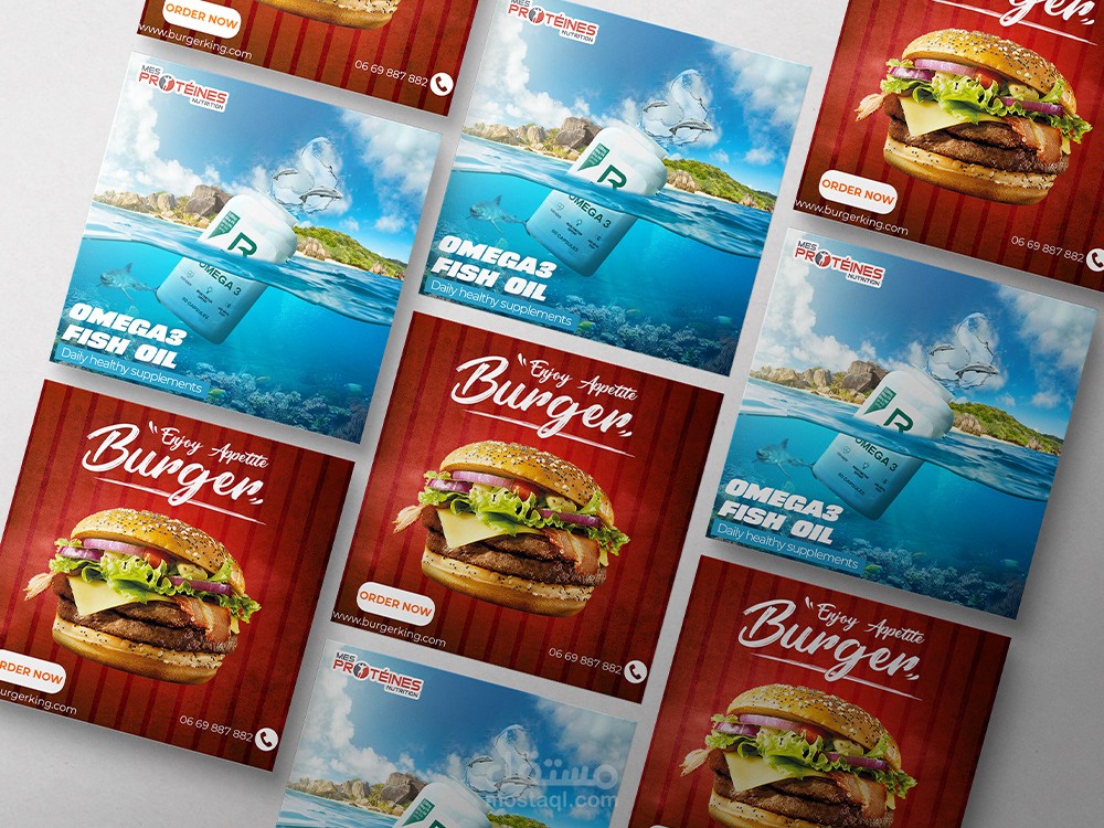 الملصقات الإعلانية