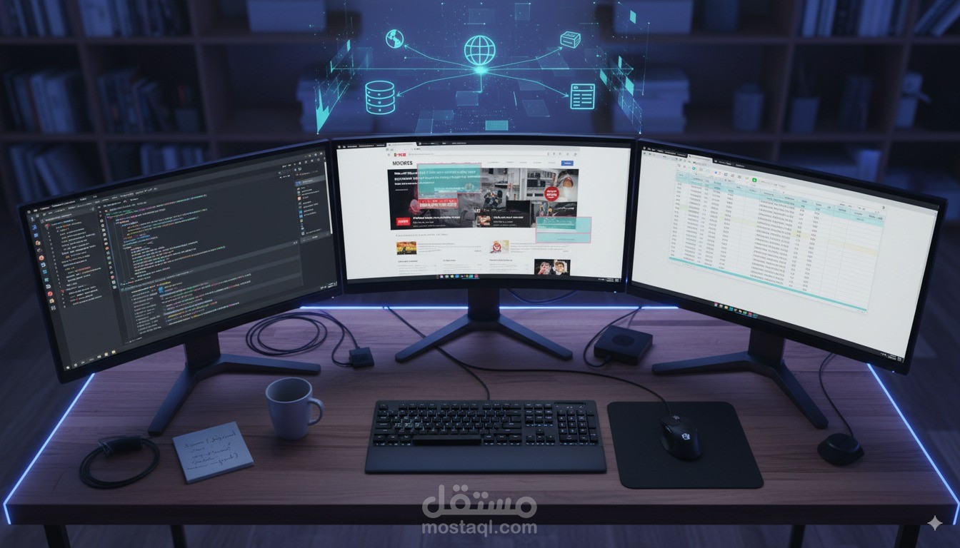 python: سحب صور و البيانات من موقع اخباري وحفظها في ملف اكسيل