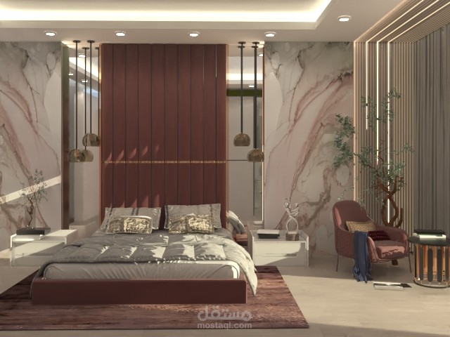 تصميم داخلى لماستر رووم
