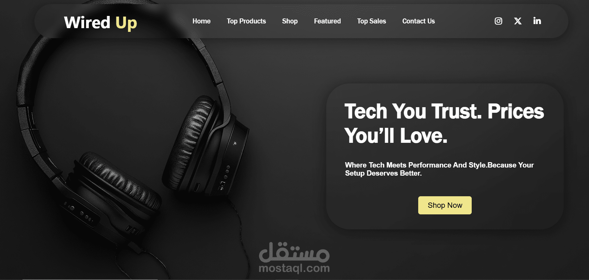 Wired Up – E-commerce