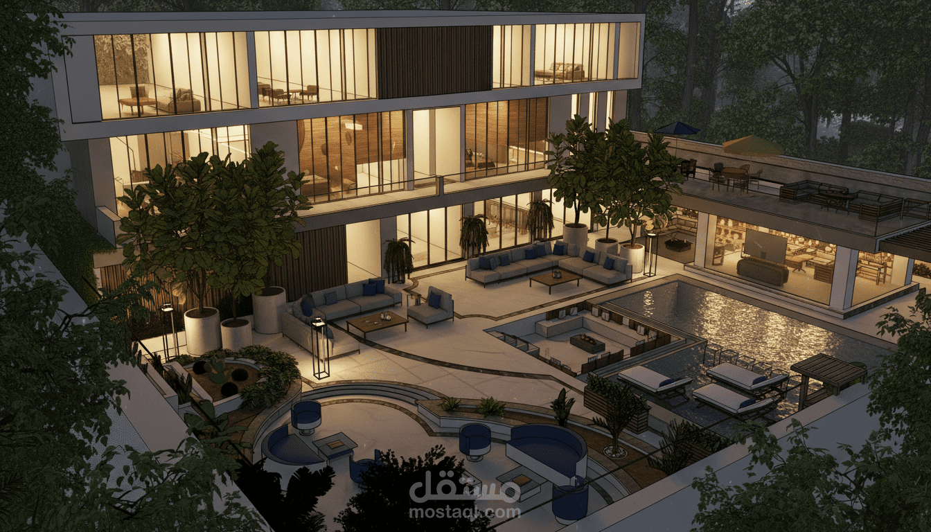 تصميم فيلا عصرية