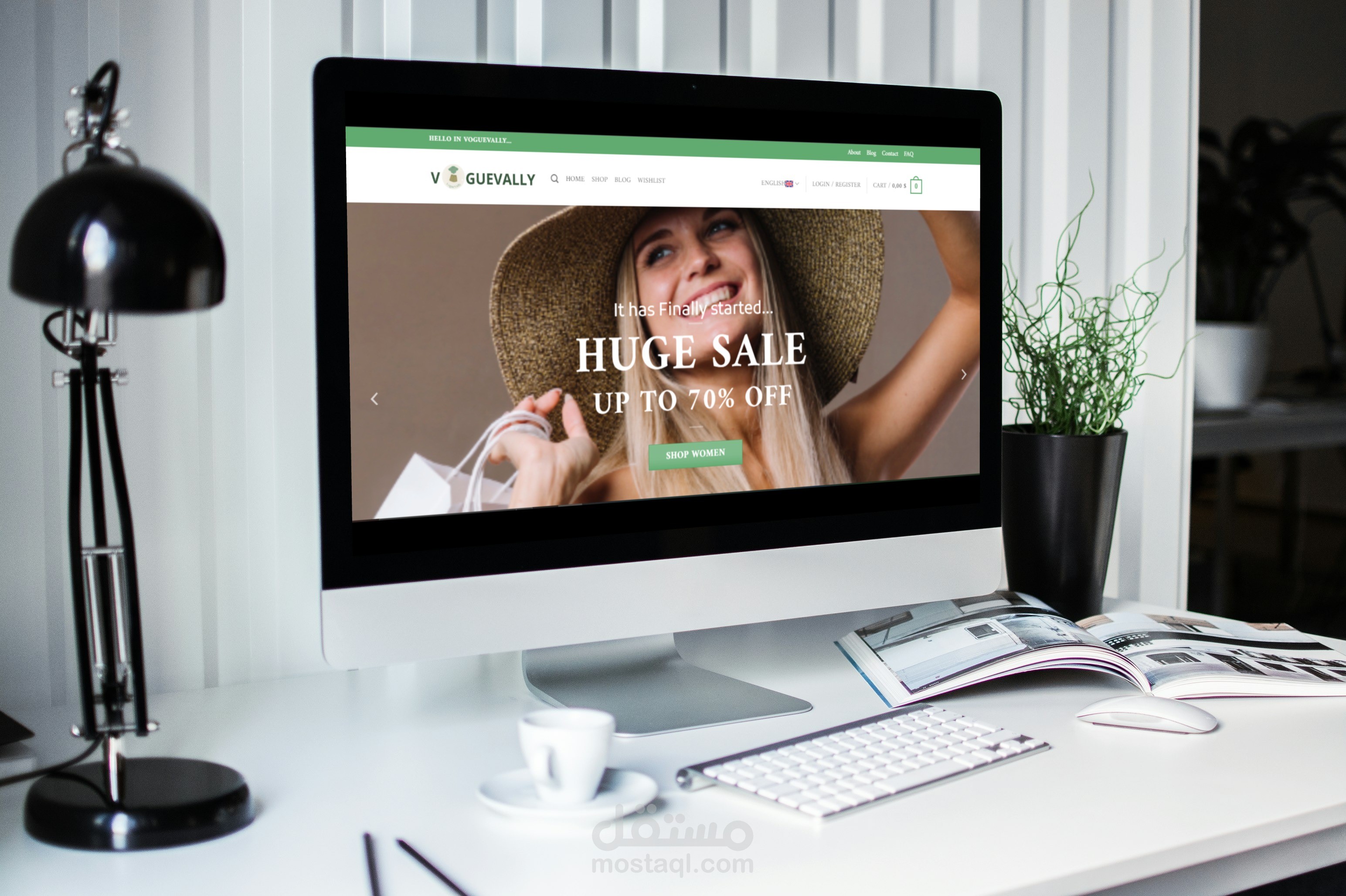 متجر الكتروني لبيع الملابس باستخدام wordpress