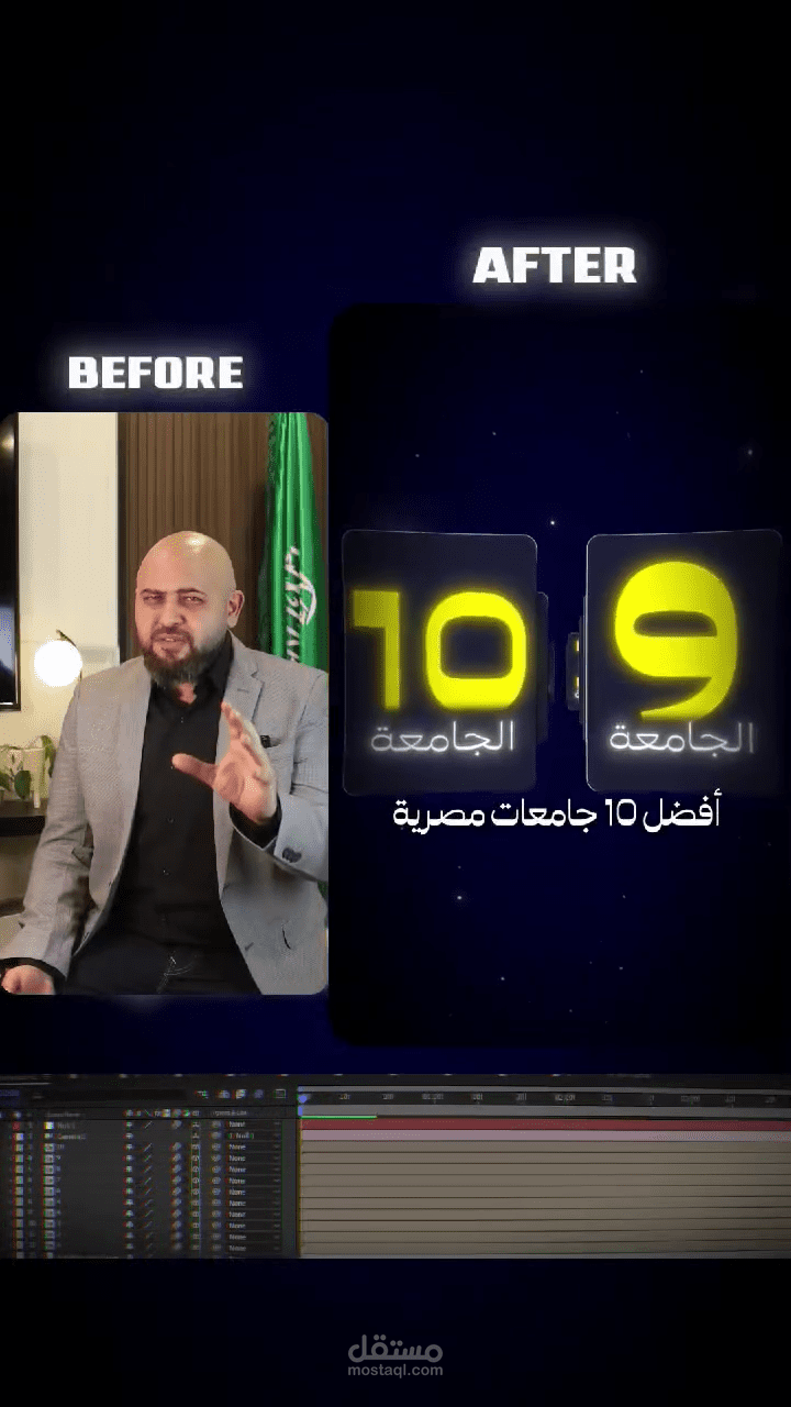 مونتاج فيديو عن افضل 10 جامعات مصرية