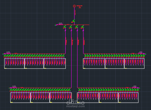 التصميم الكهربائي لمزرعة البيتكوين