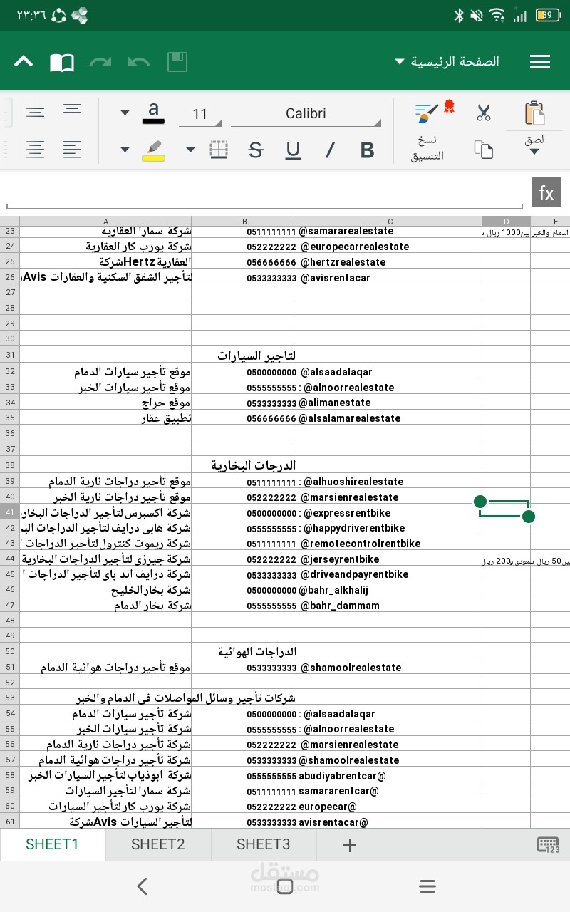 قاعدة بيانات الدمام