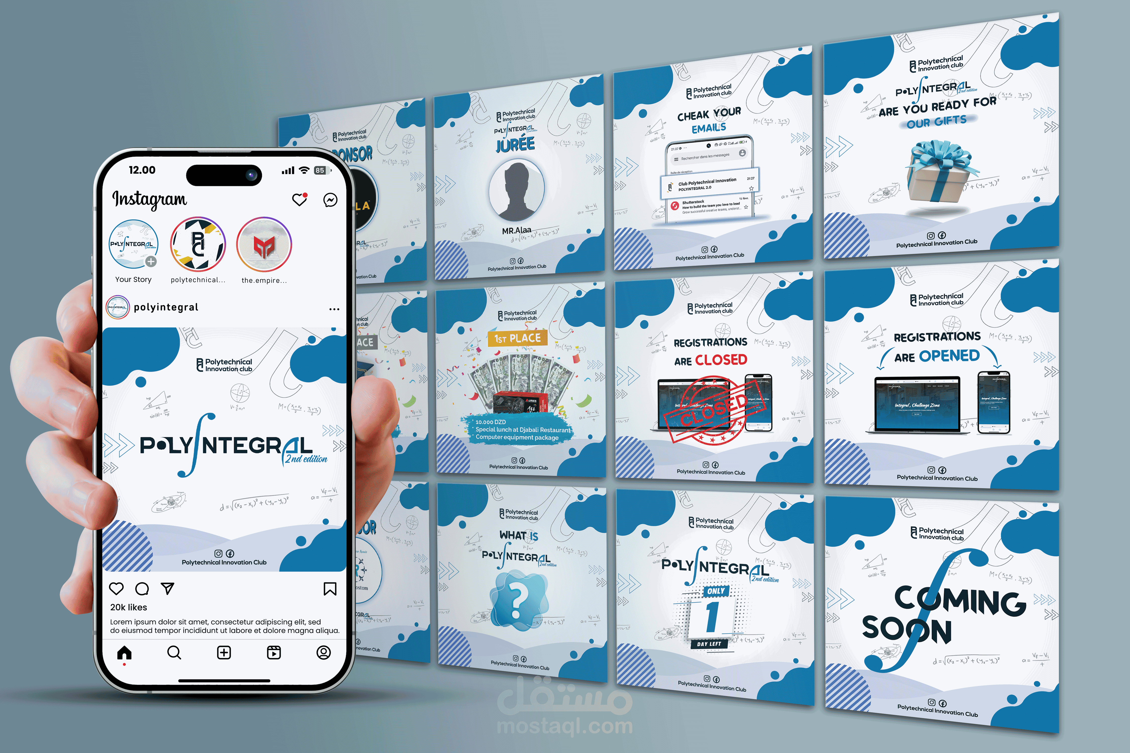 Social Media Postes Polyintergral 2.0