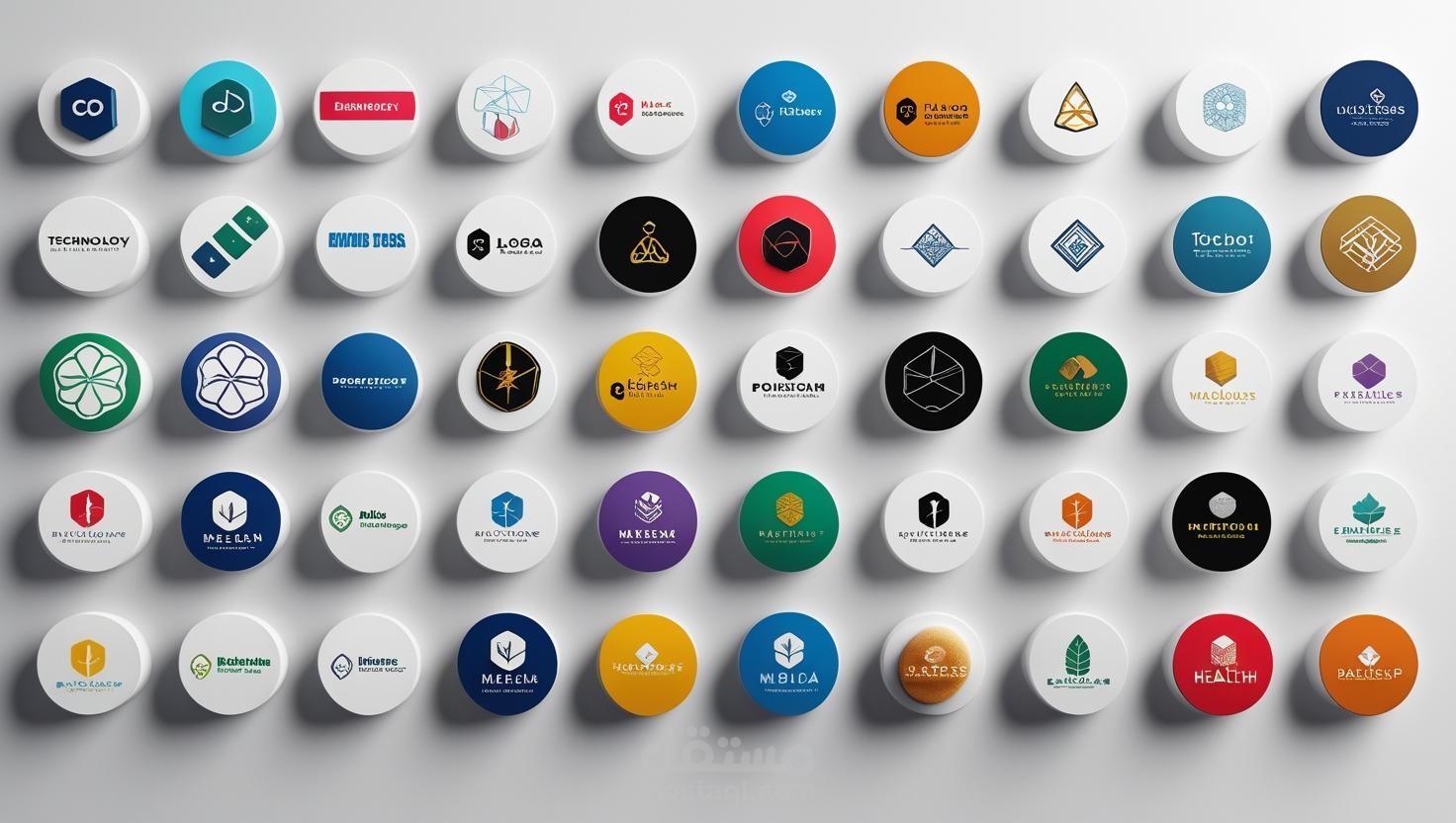 "شعار احترافي بهوية متكاملة | Creative Brand Logo"