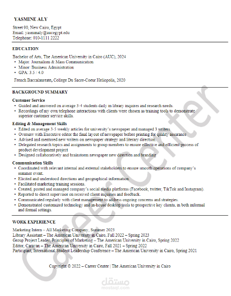 CV writing and Research papers