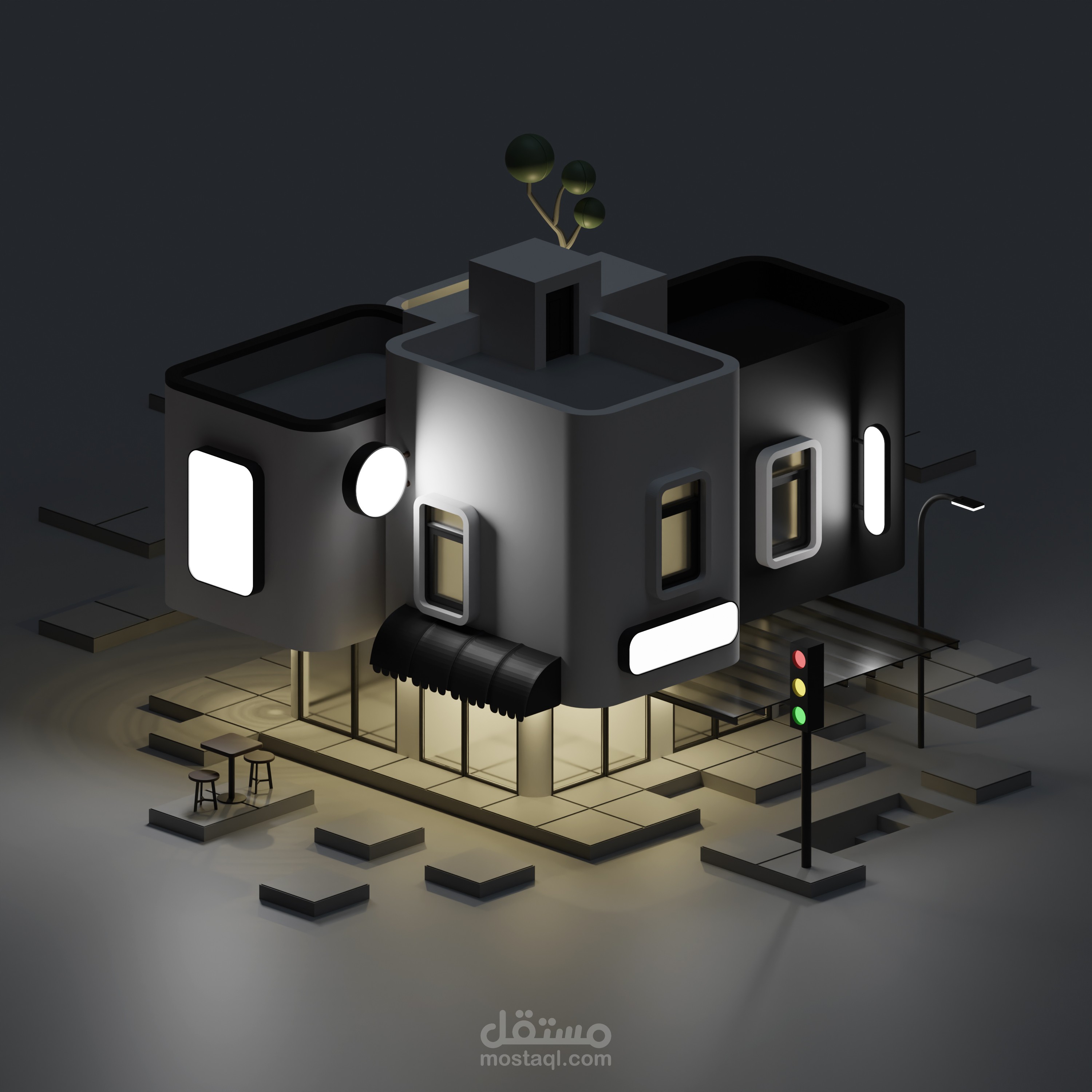 1. انشاء تصاميم 3d