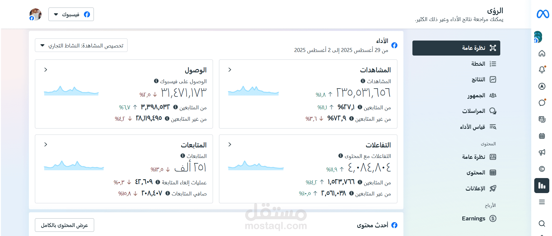 إدارة صفحات السوشيال ميديا