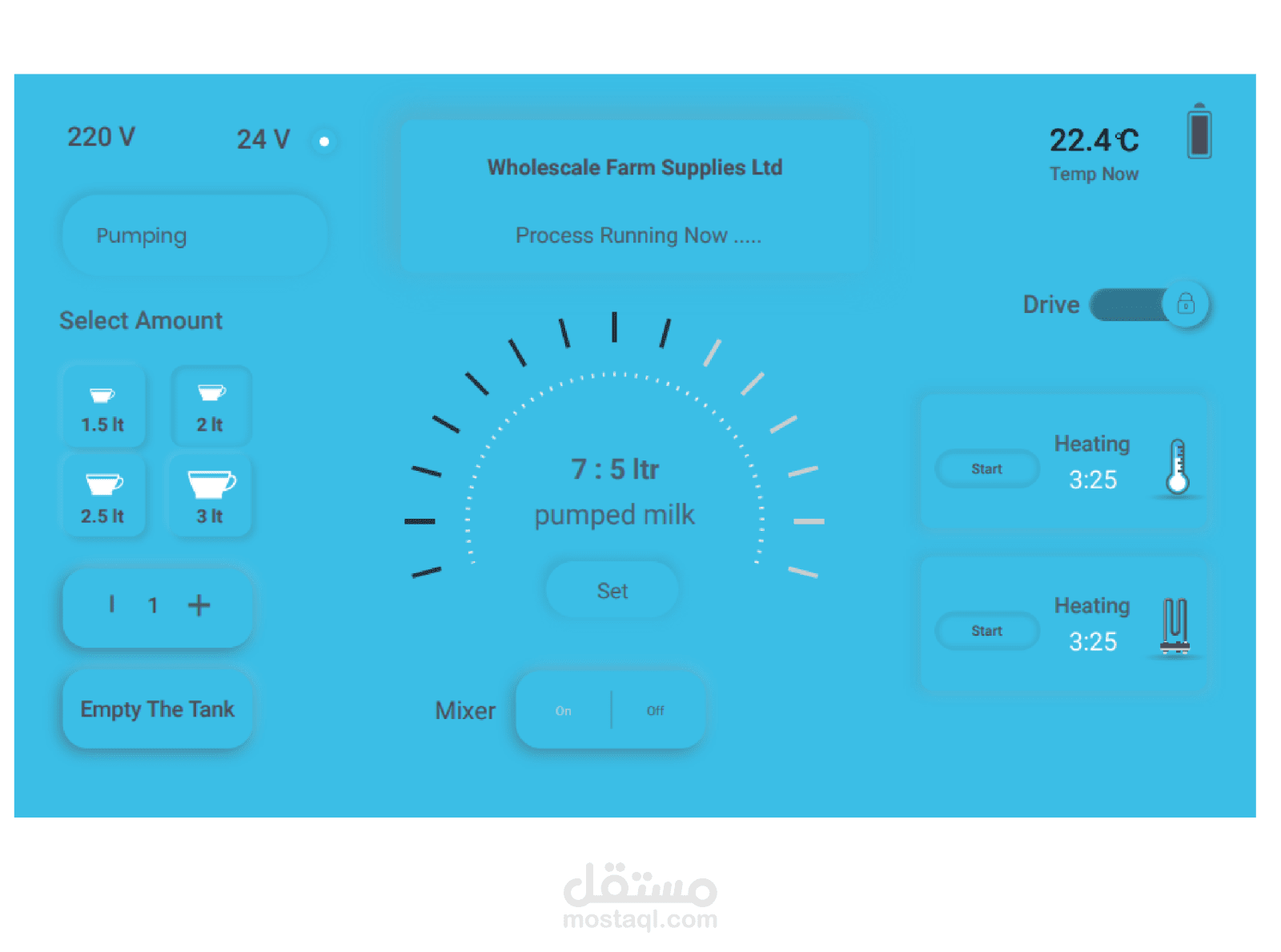 ماكينة حليب