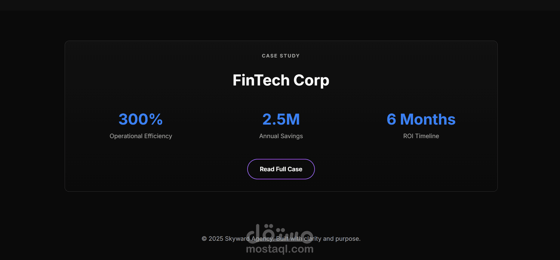 Landing Pages احترافية لعلامة تجارية واحدة