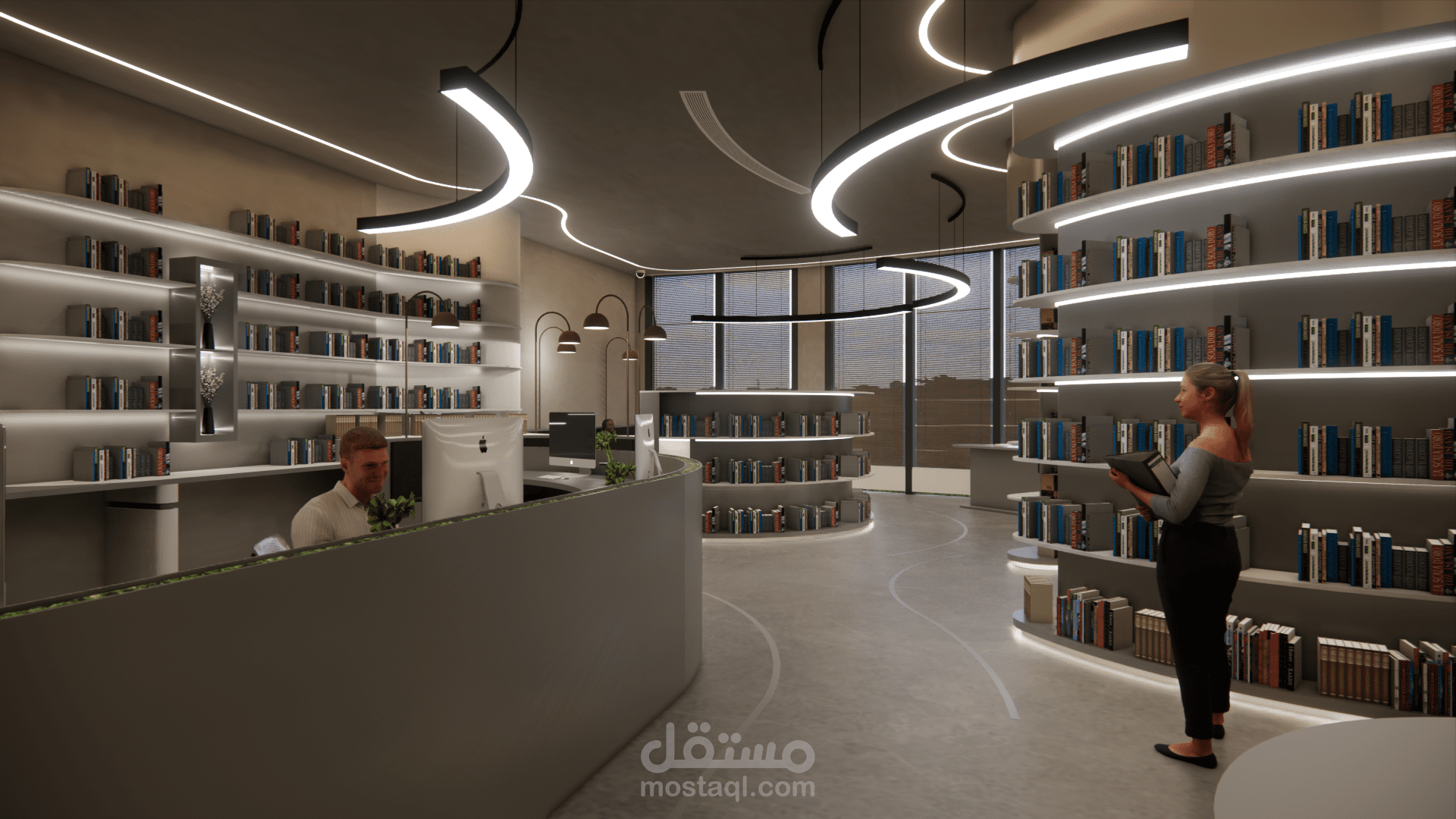 تصميم مكتبة