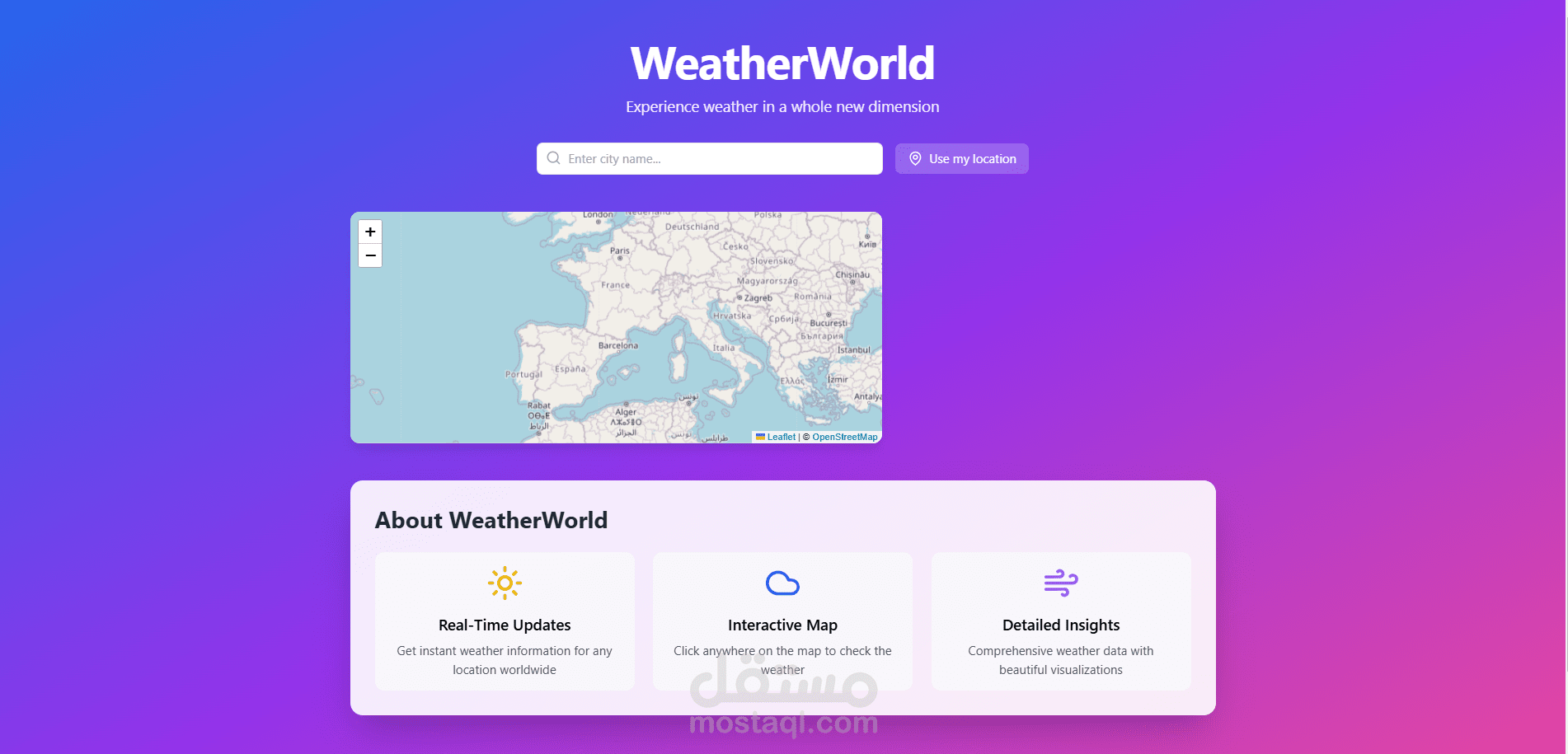 تطبيق DZ World Weather للتنبؤات الجوية العالمية