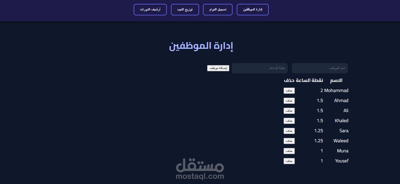 Restaurant Tip & Staff Management System
