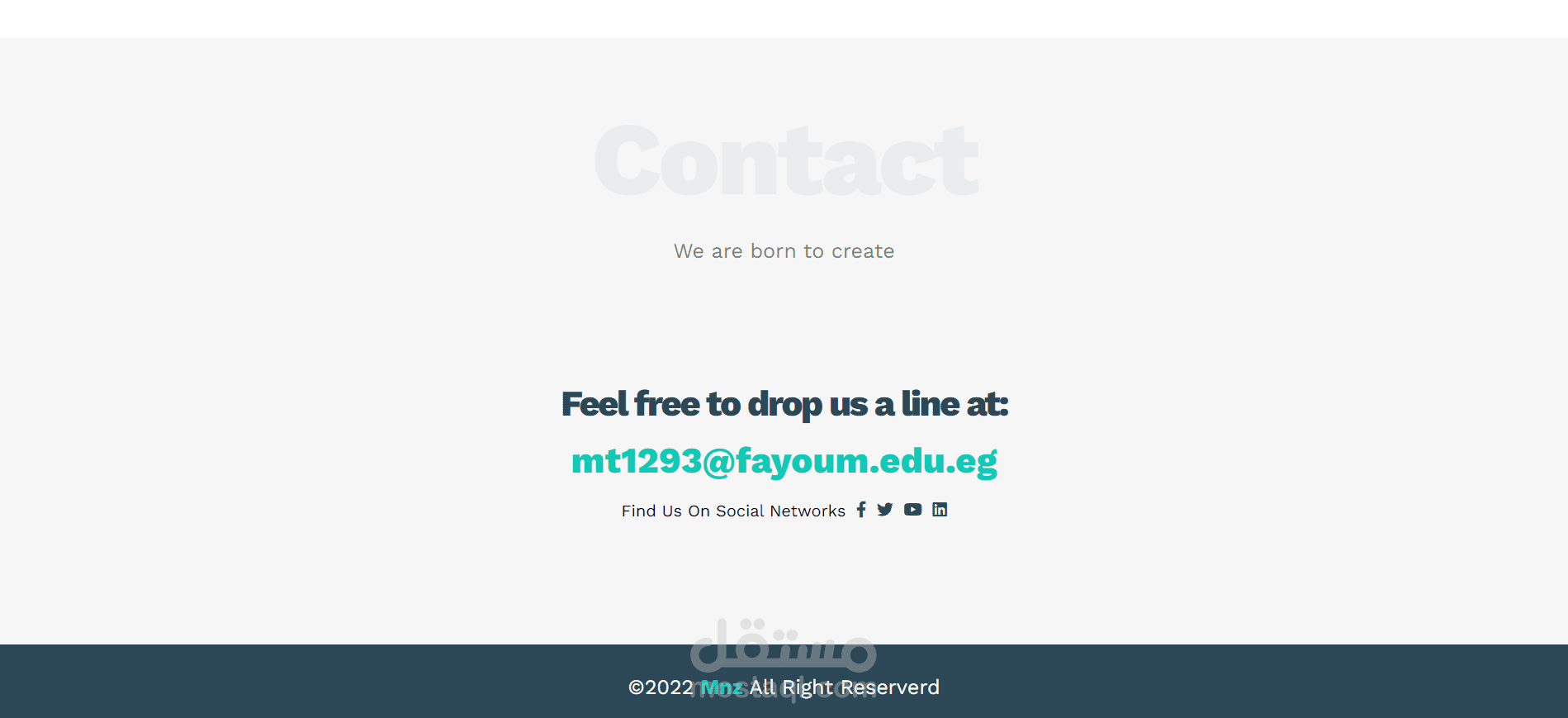 portfolio page
