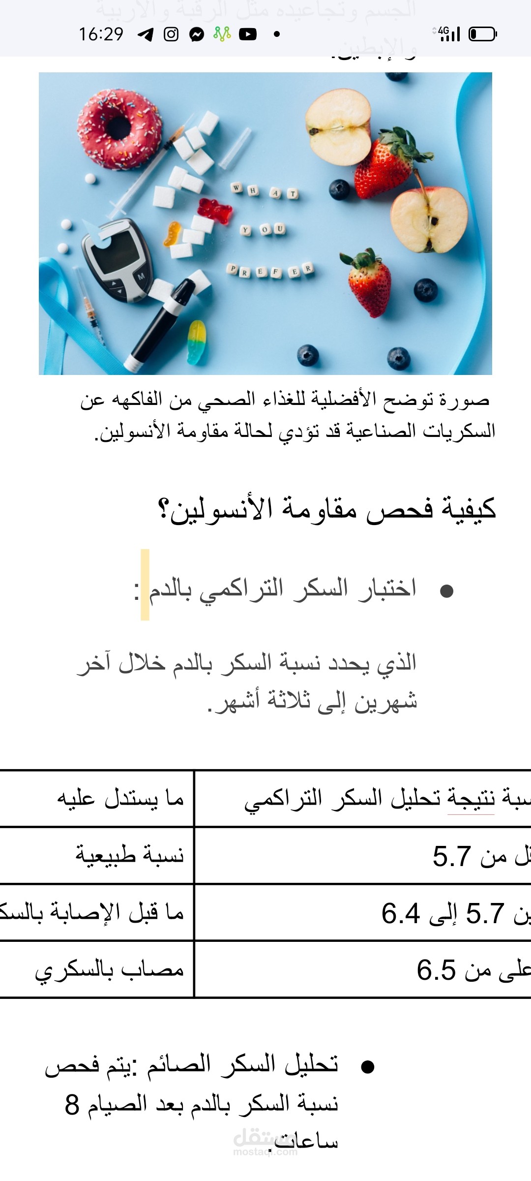 مقاومة الأنسولين