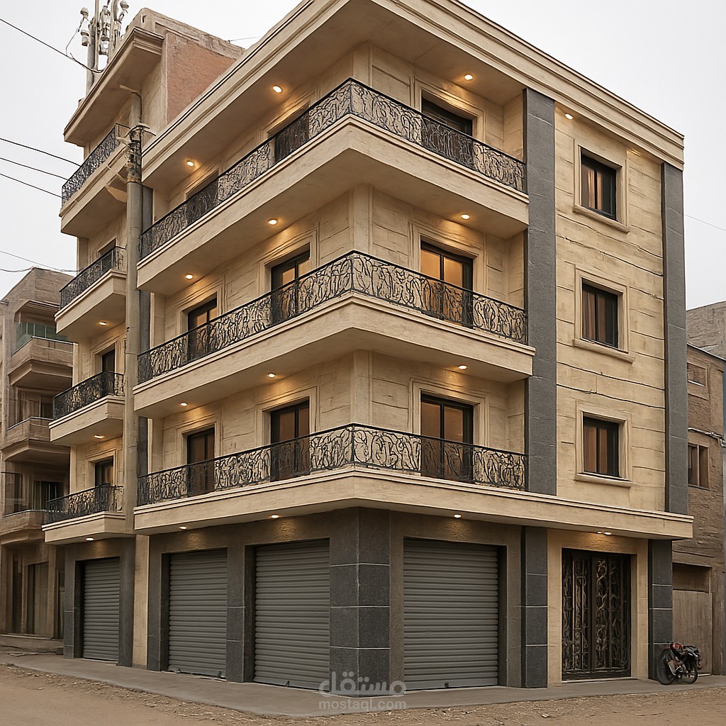 تعديل الواجهة الرئيسية لمبنى قائم
