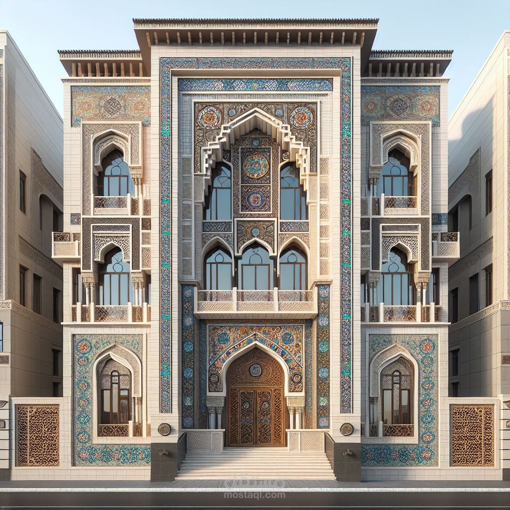 مجموعة أعمال تطوير واجهات معمارية لمجموعة مختلفة من المباني