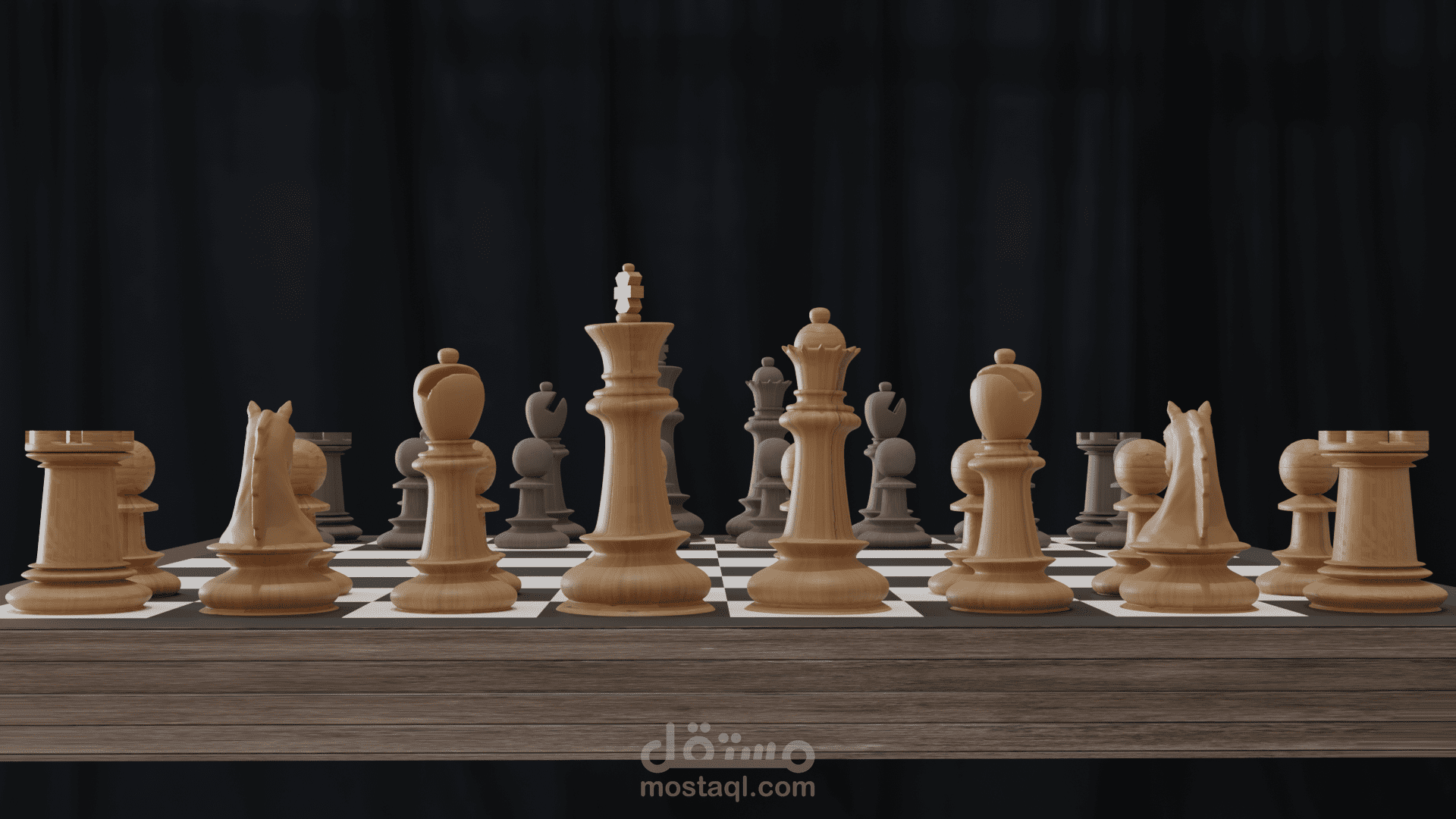 تصميم إبداعي قطع الشطرنج
