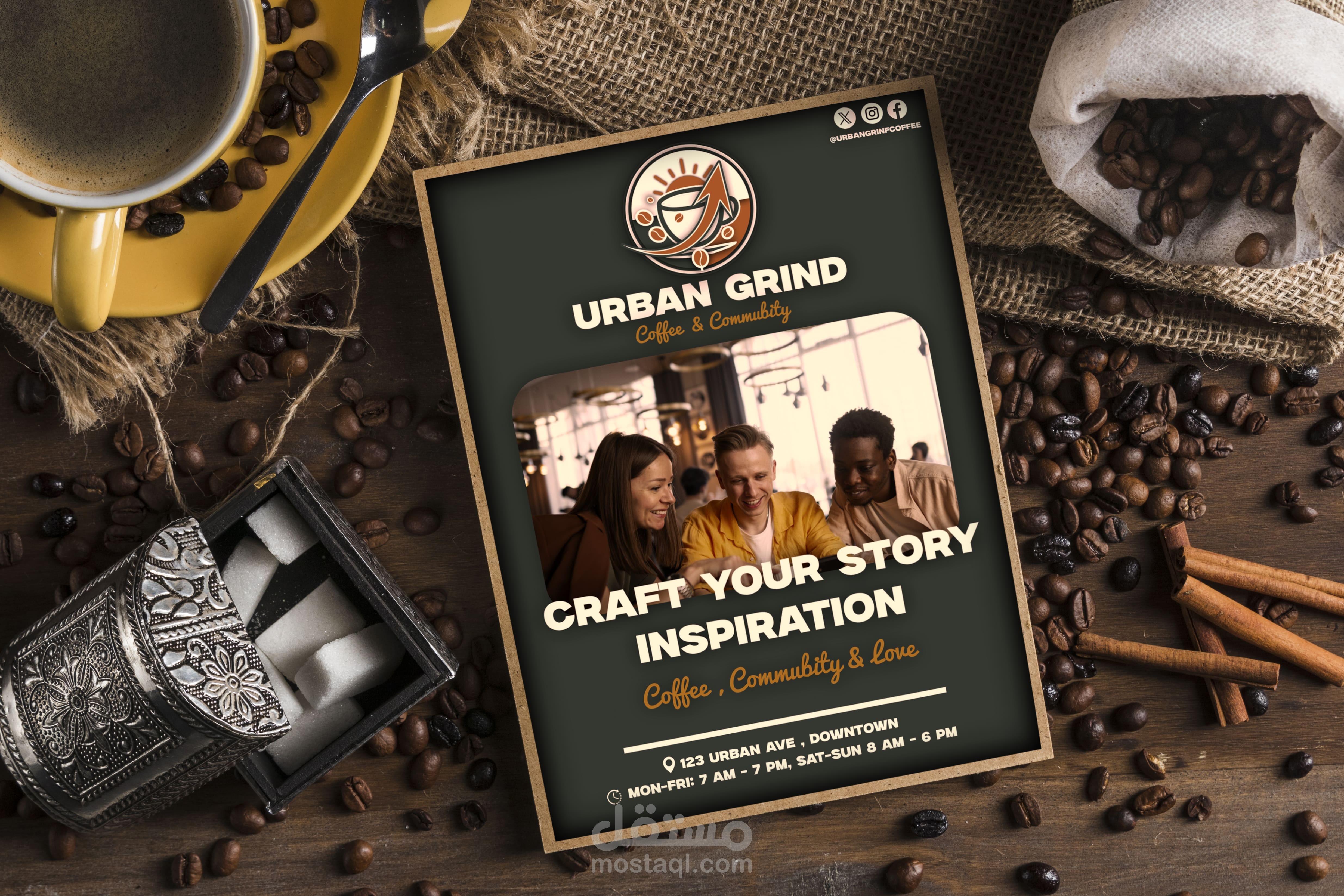 تصميم شعارات و بوستارات