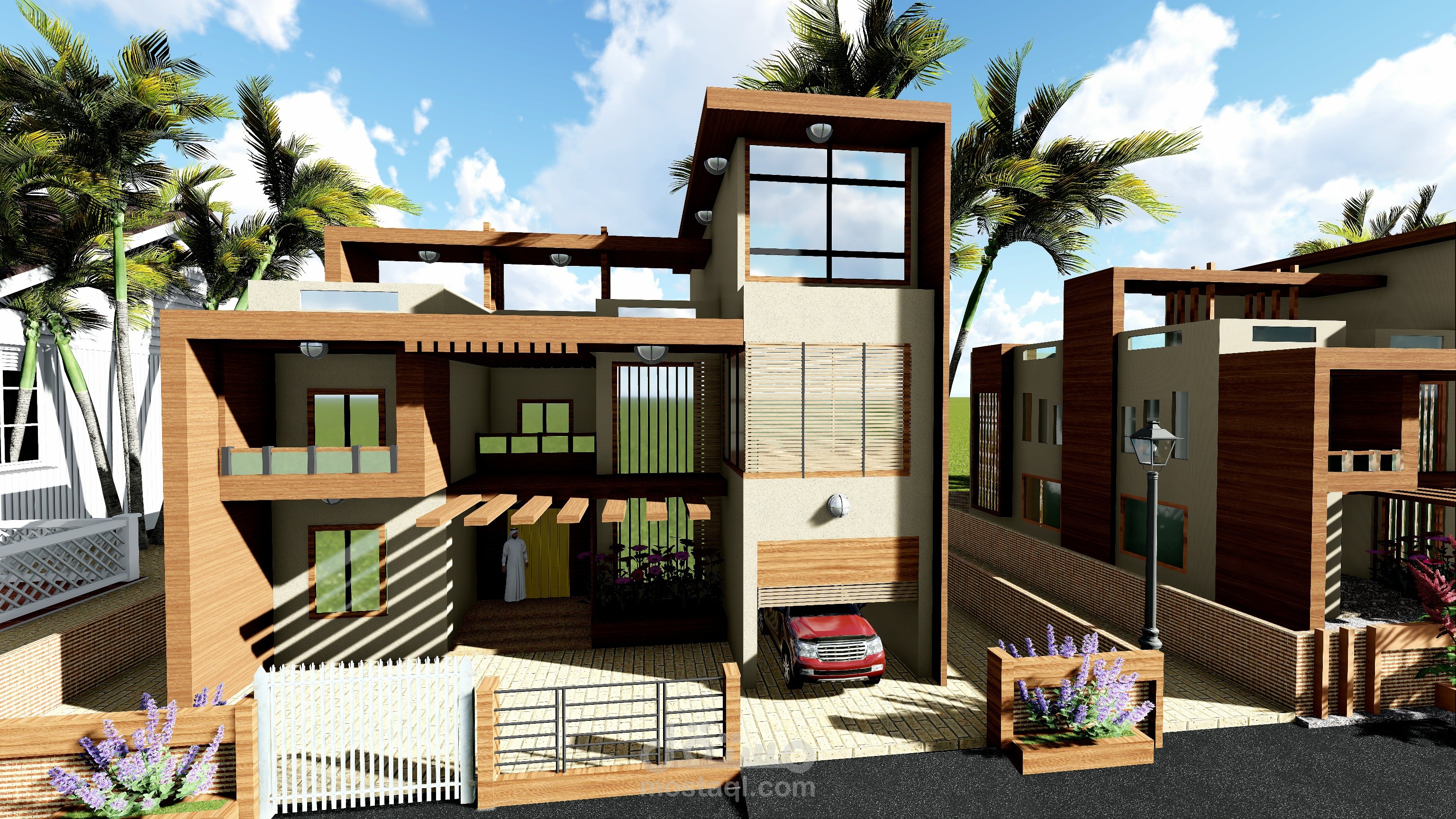 تصميم واجهة فيلا مودرن