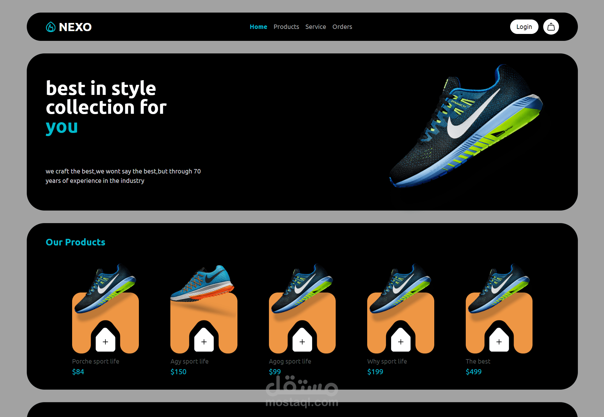 Fullstack Ecommerce Application (MERN)