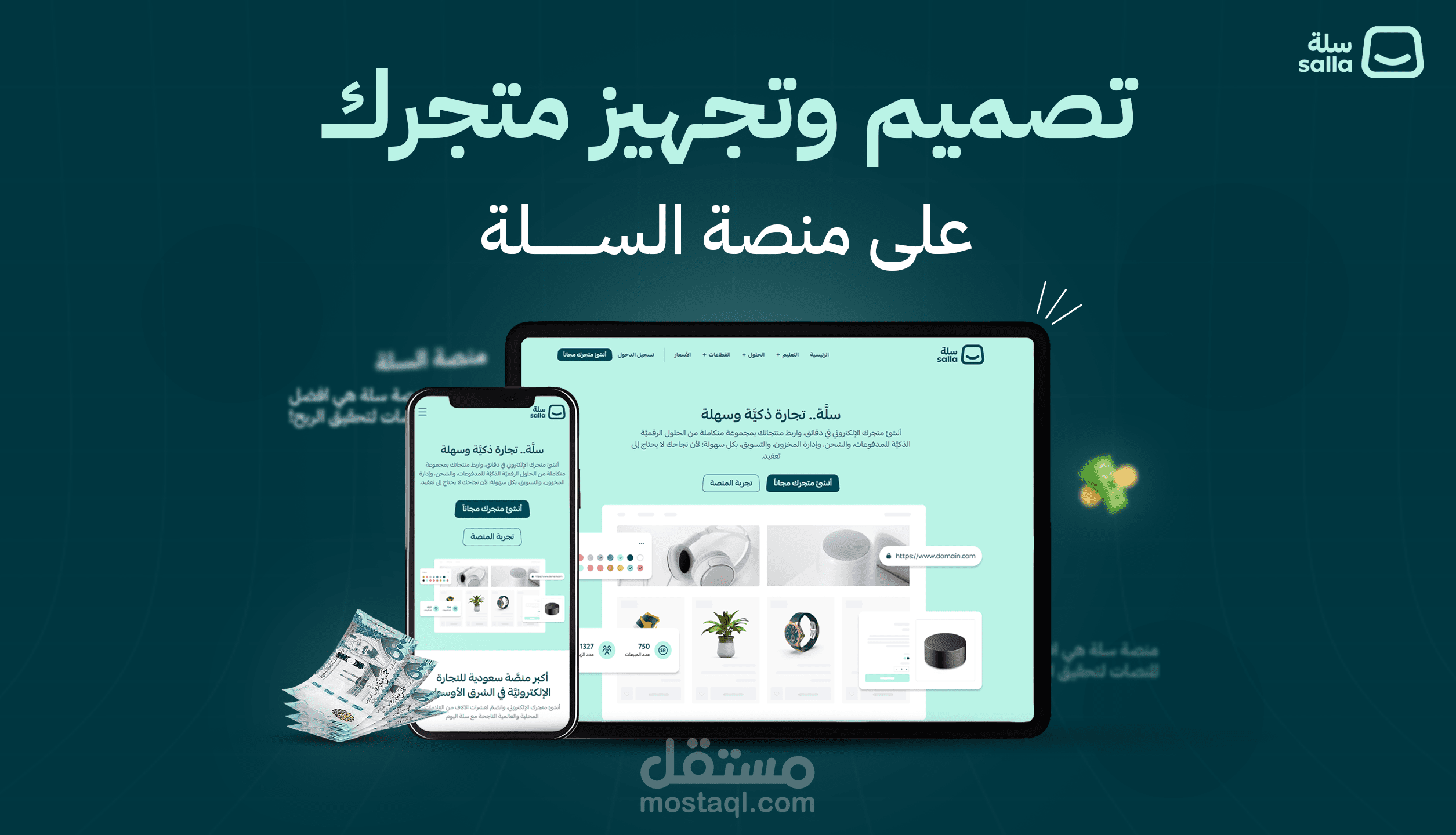 انشاء متجر على منصة السلة