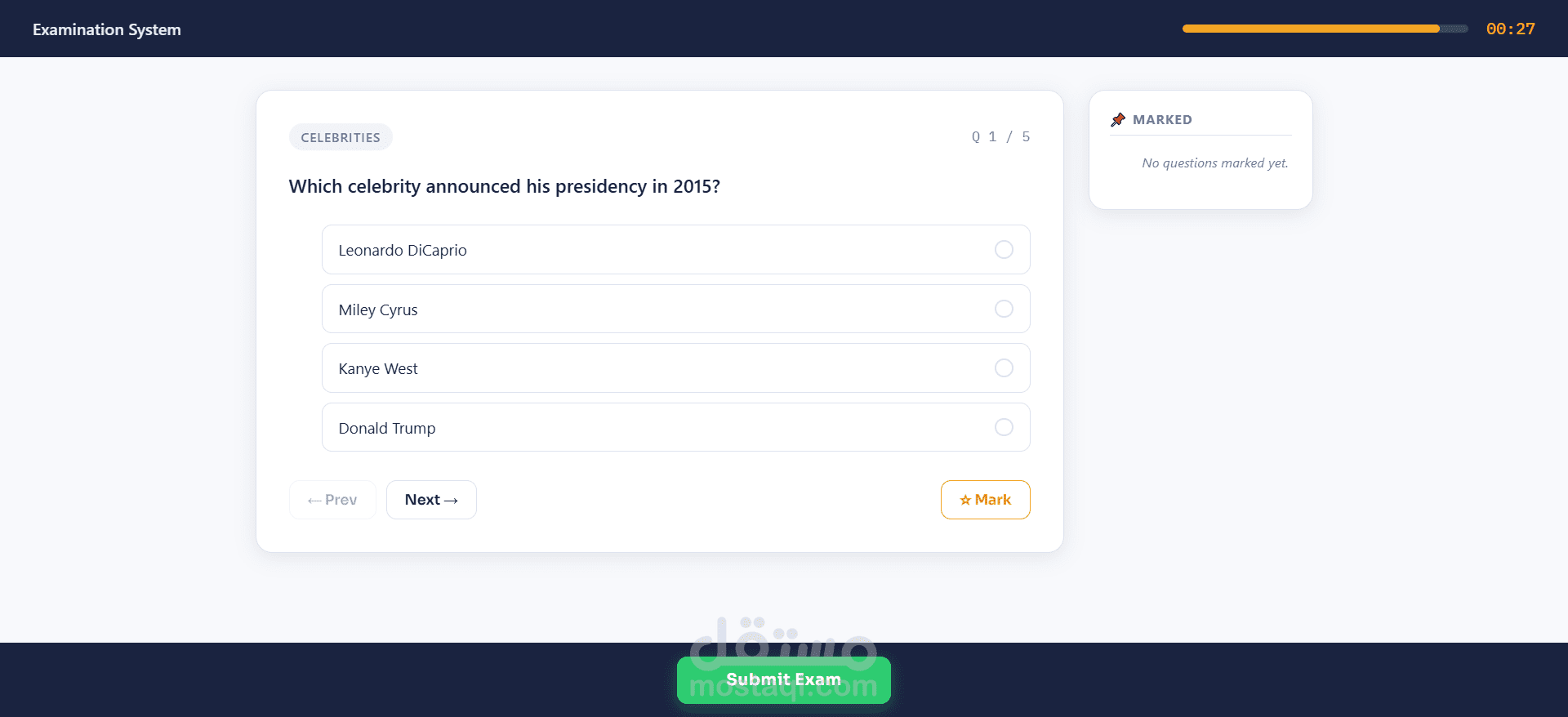 Examination System