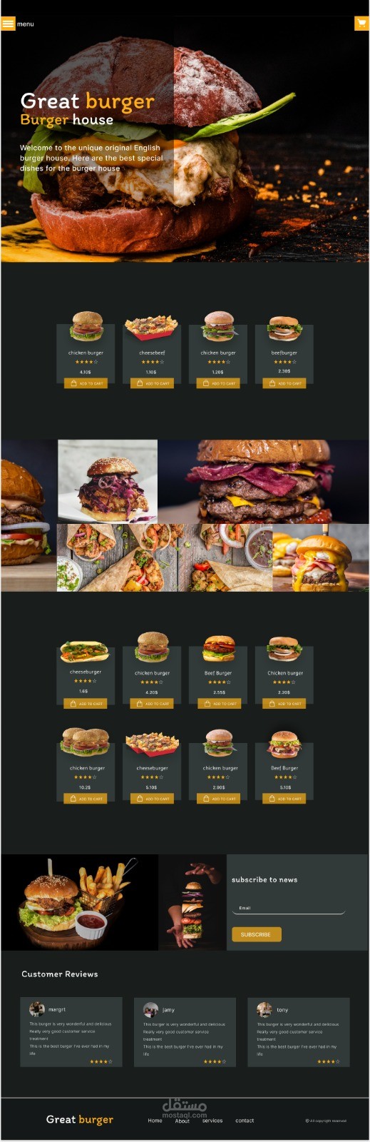 Website burger