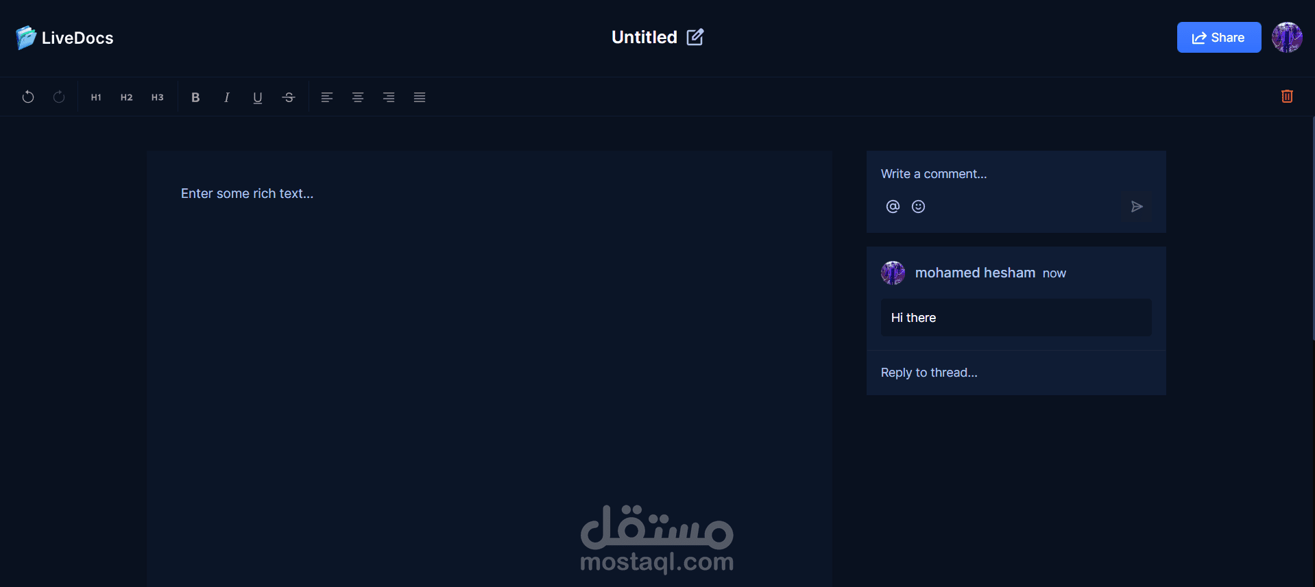 عمل موقع لانشاء مستندات والتعديل عليها وامكانيه اضافة مستخدمين معك في نفس الوقت للقراءة والتعديل