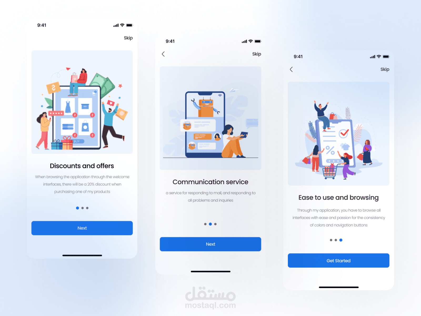 UX\UI (Onboardings Screen)