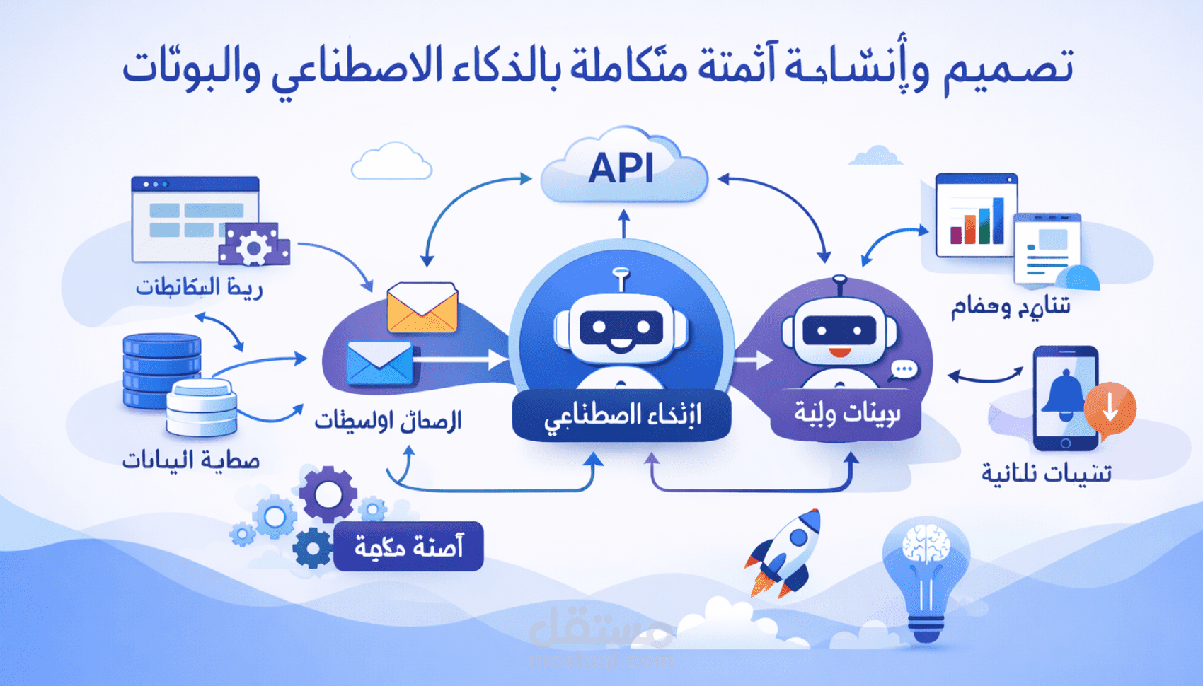 إنشاء أنظمة أتمتة متكاملة بالذكاء الاصطناعي والبوتات عبر n8n