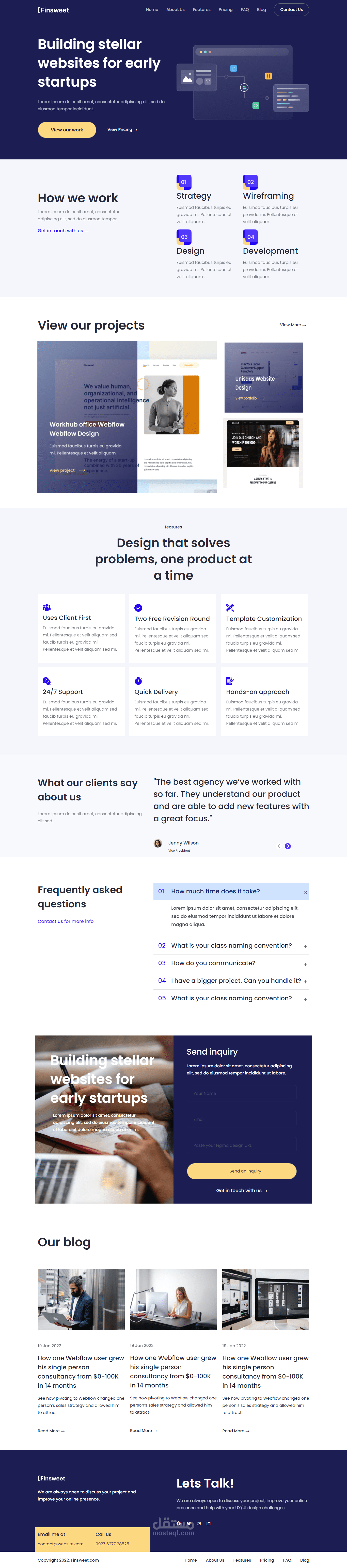 تحويل قوالب الفيجما الى كود برمجى (صفحة هبوط)