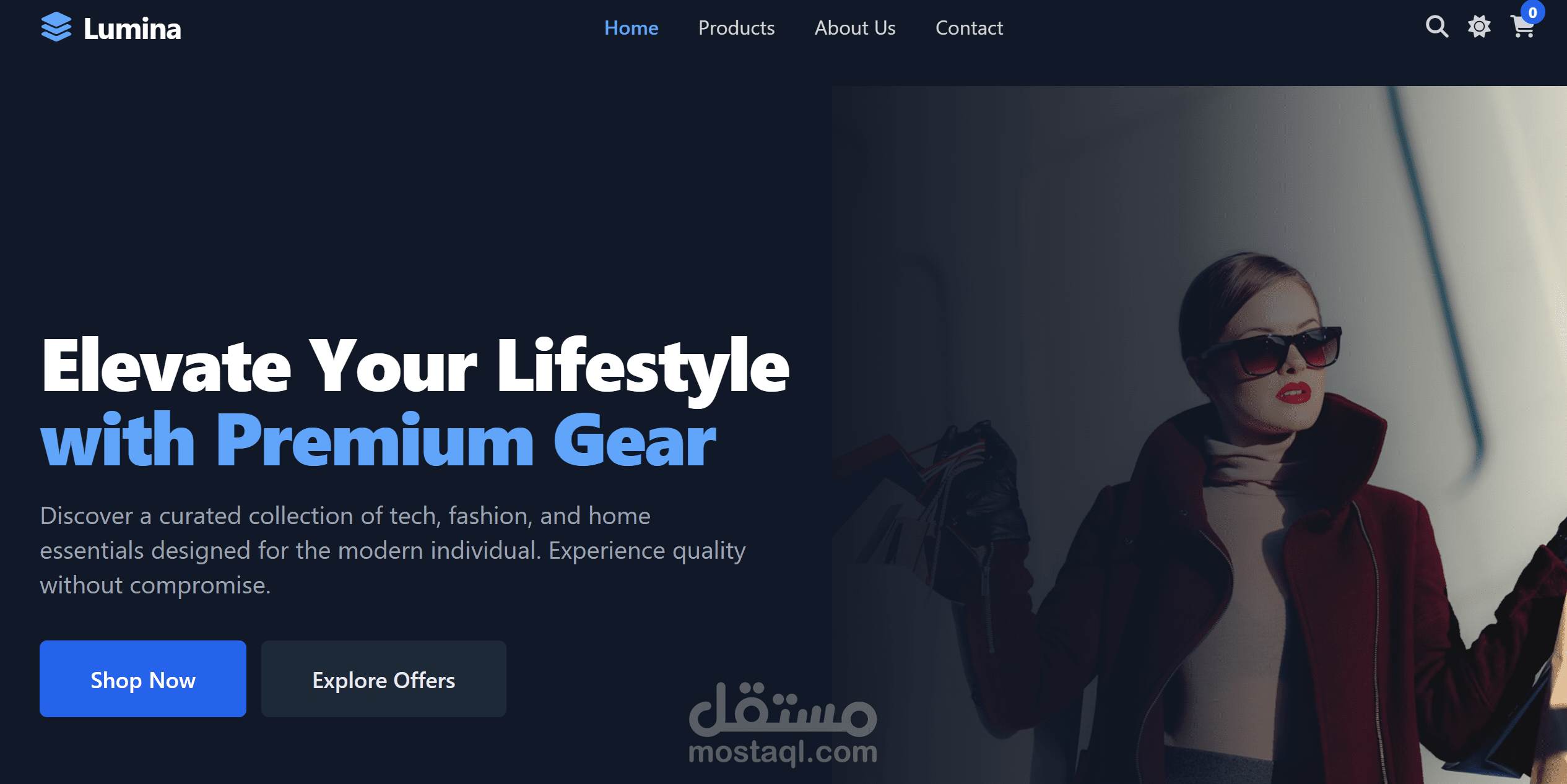 موقع الكتروني لبيع المنتجات اونلاين