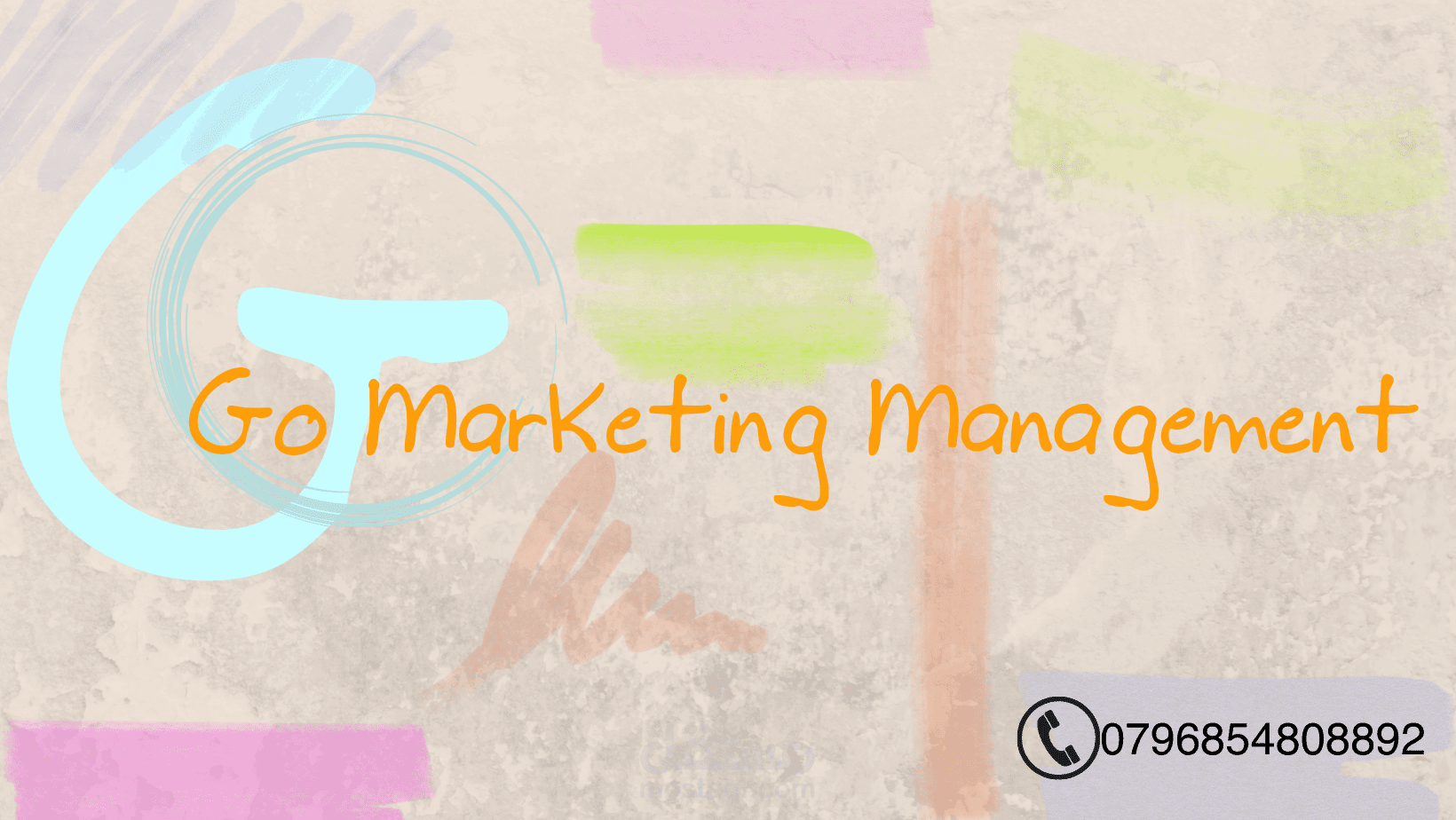 شعار لشركة Go Marketing Management