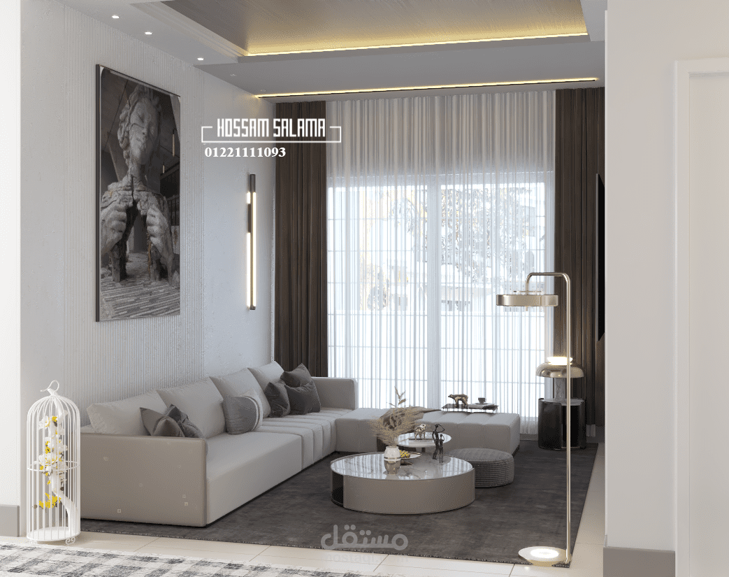 تصميم و تنفيذ شقة ب فيلا بالتجمع الأول-القاهرة - مصر