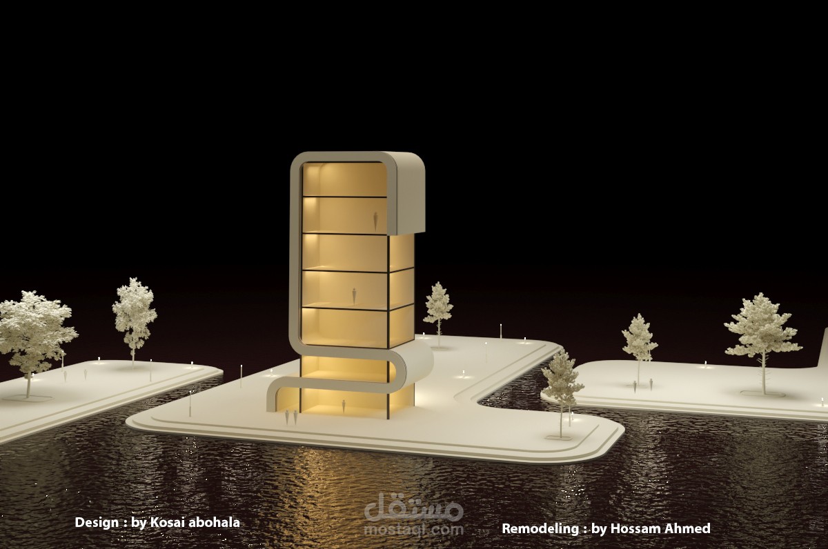 3d exterior lighting, modeling 03